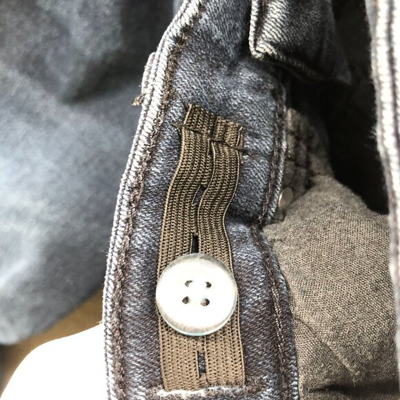 Calvin Klein Youth Boys 16 Slim Straight Jeans Dark Wash Blue Stretch Adjustable - Picture 12 of 13